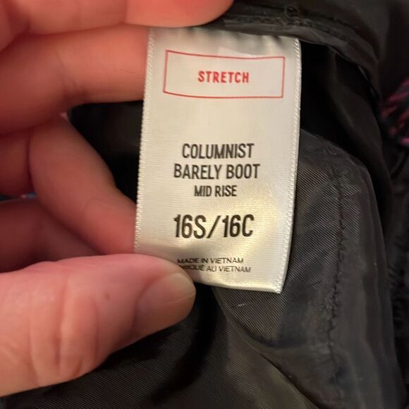 Express size 16 short columnist barely boot mid rise pants‎ - 3229 - Picture 4 of 5